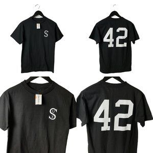 NEW Active Ride Shop T Shirt Clsc Sox 42 Graphic Tee Short Sleeve Cotton Solid S